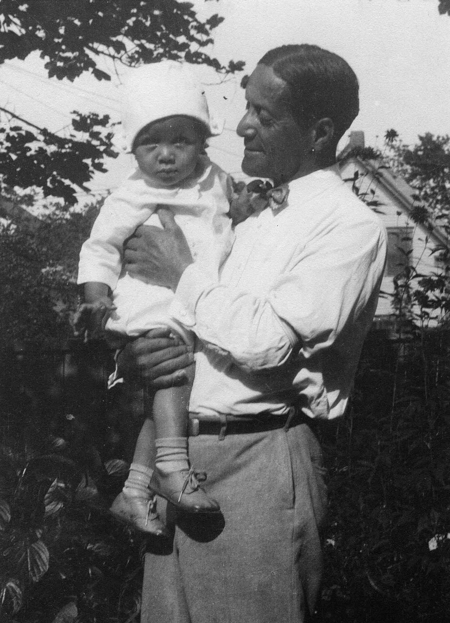 Edwin B. Jourdain Sr. and grandchild