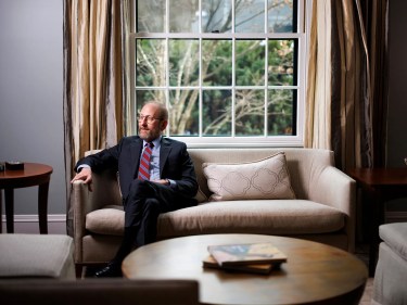 Alan Garber in his office
