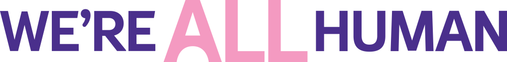 We're all human logo