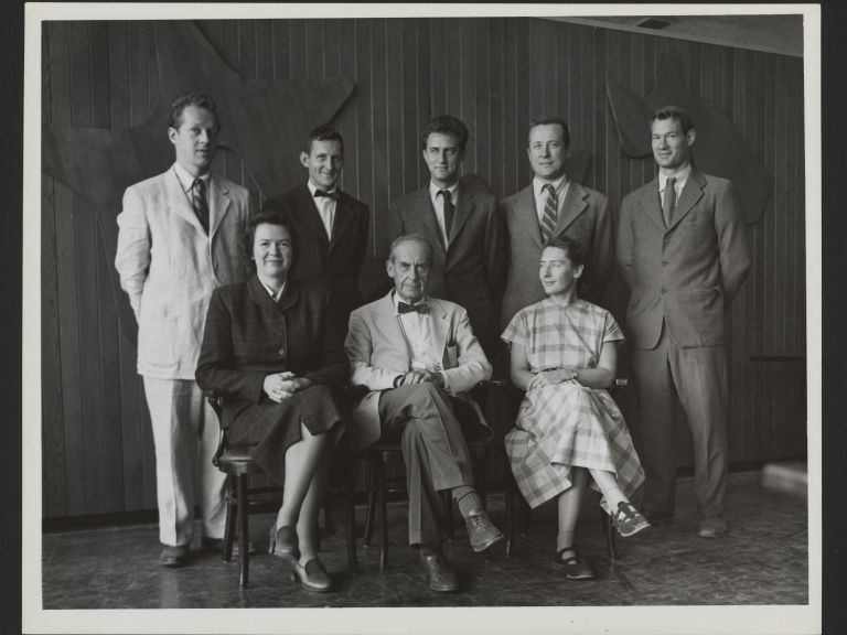 A group of people connected to the Bauhaus movement